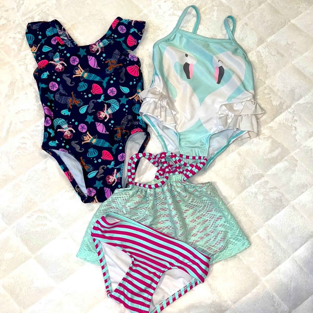 Baby Girl 12m Swimsuit Bundle